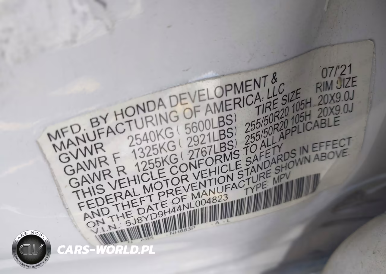 2022 Acura Mdx Technology Package VIN:5J8YD9H44NL004823 - 9