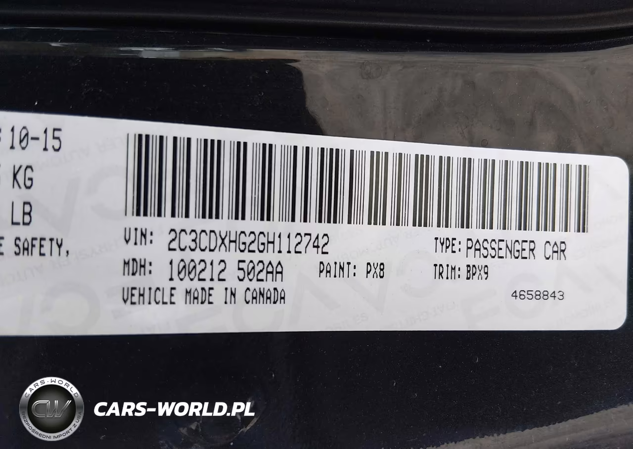 2016 Dodge Charger Sxt VIN:2C3CDXHG2GH112742 - 9