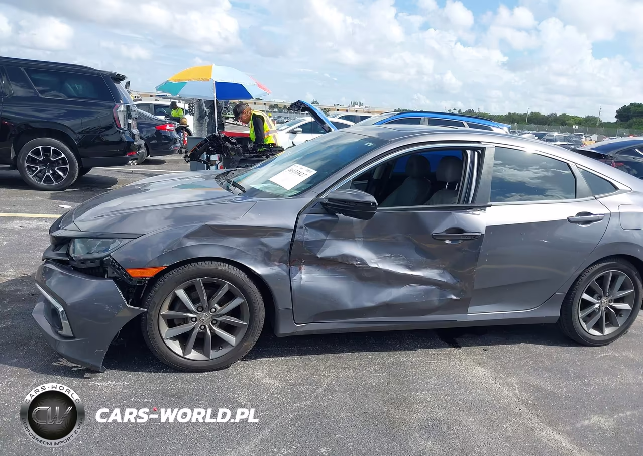 2019 Honda Civic Ex VIN:JHMFC1F33KX009325 - 6