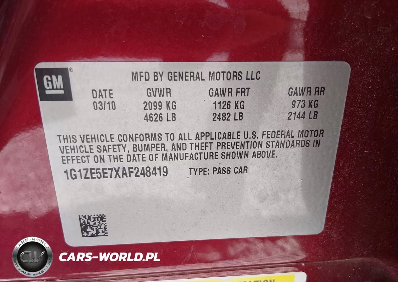 2010 Chevrolet Malibu Ltz VIN:1G1ZE5E7XAF248419 - 9