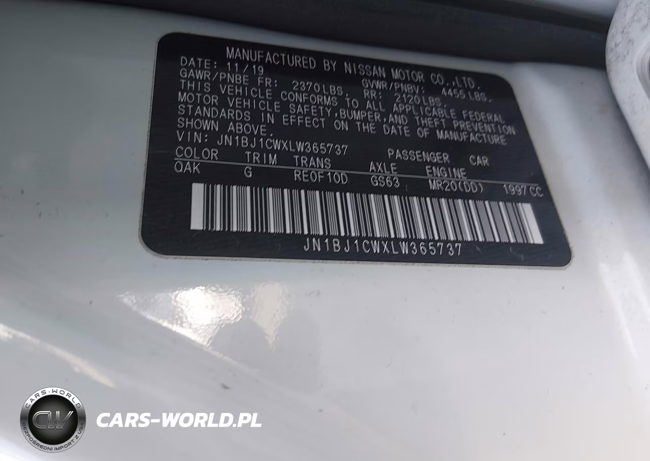 2020 Nissan Rogue Sport S Awd Xtronic Cvt VIN:JN1BJ1CWXLW365737 - 9