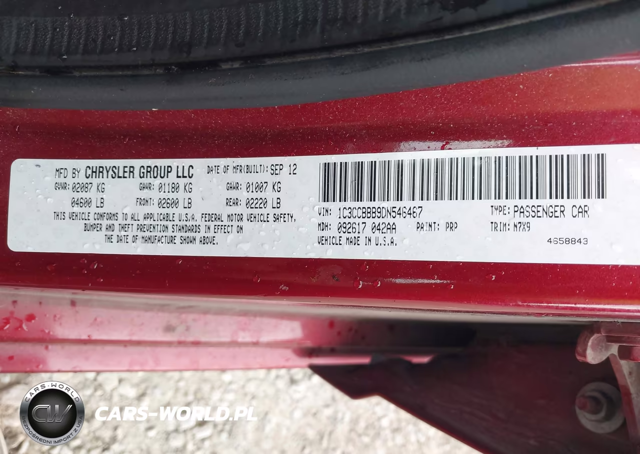 2013 Chrysler 200 Touring VIN:1C3CCBBB9DN546467 - 9