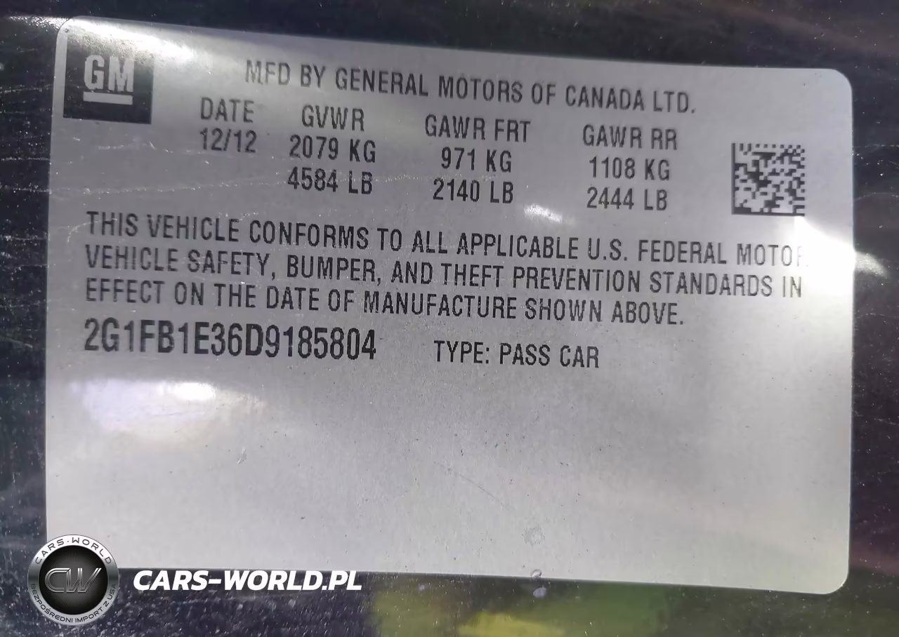 2013 Chevrolet Camaro 1Lt VIN:2G1FB1E36D9185804 - 9