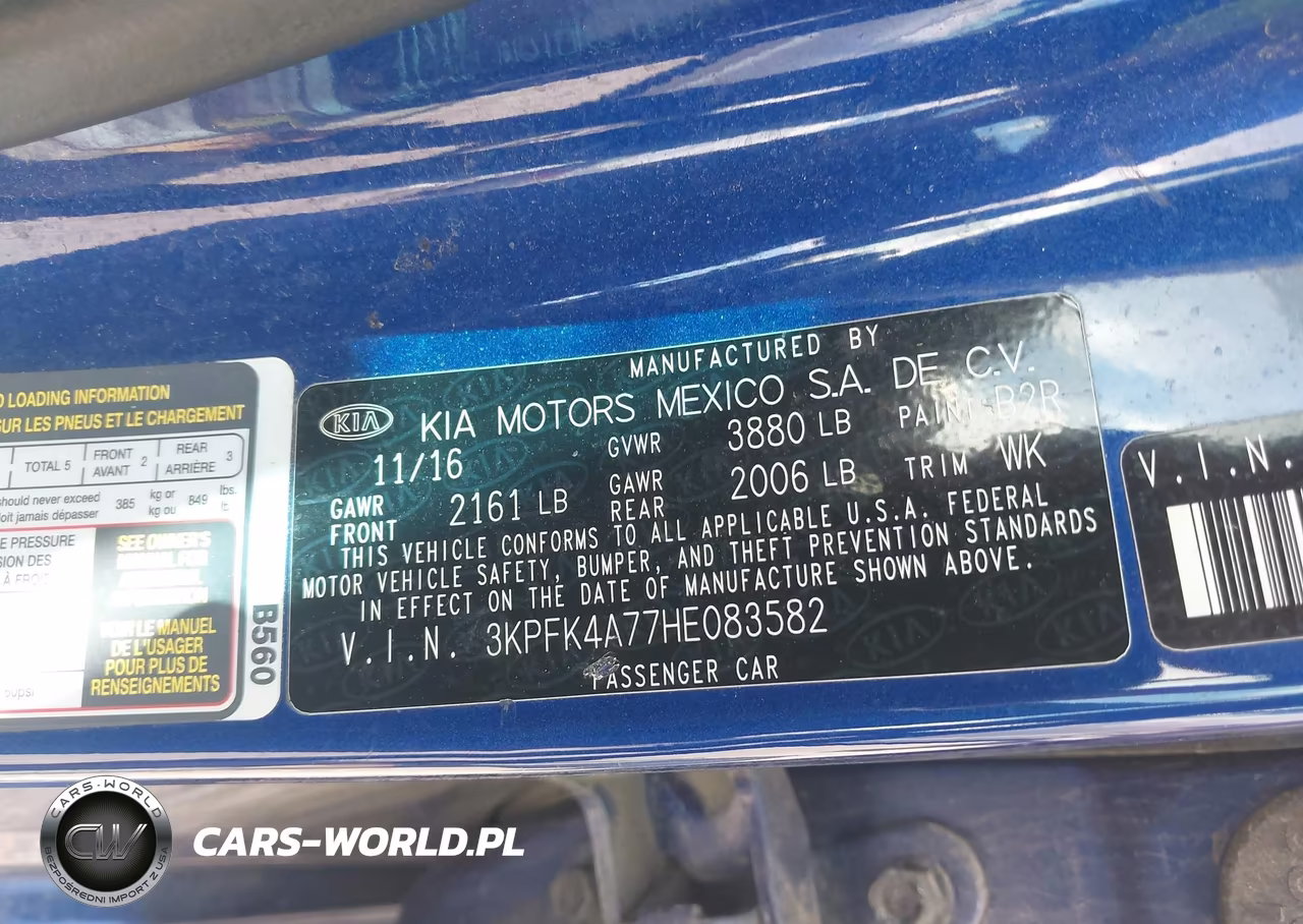 2017 Kia Forte Lx VIN:3KPFK4A77HE083582 - 9