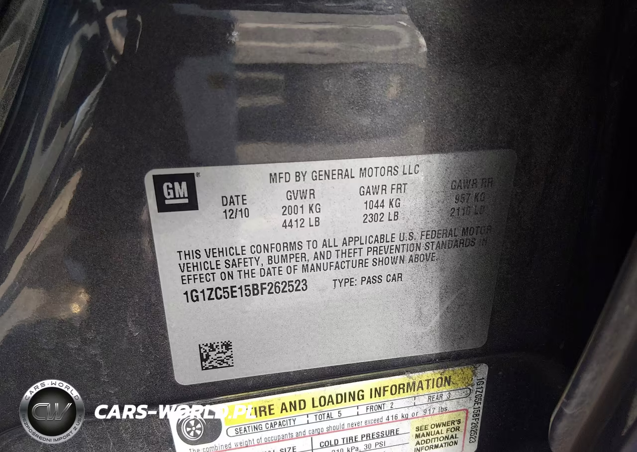 2011 Chevrolet Malibu 1Lt VIN:1G1ZC5E15BF262523 - 9