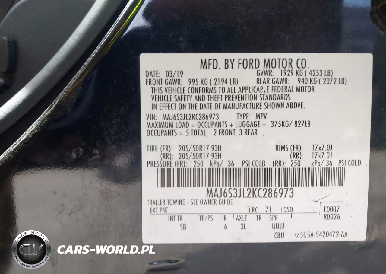 2019 Ford Ecosport Ses VIN:MAJ6S3JL2KC286973 - 9