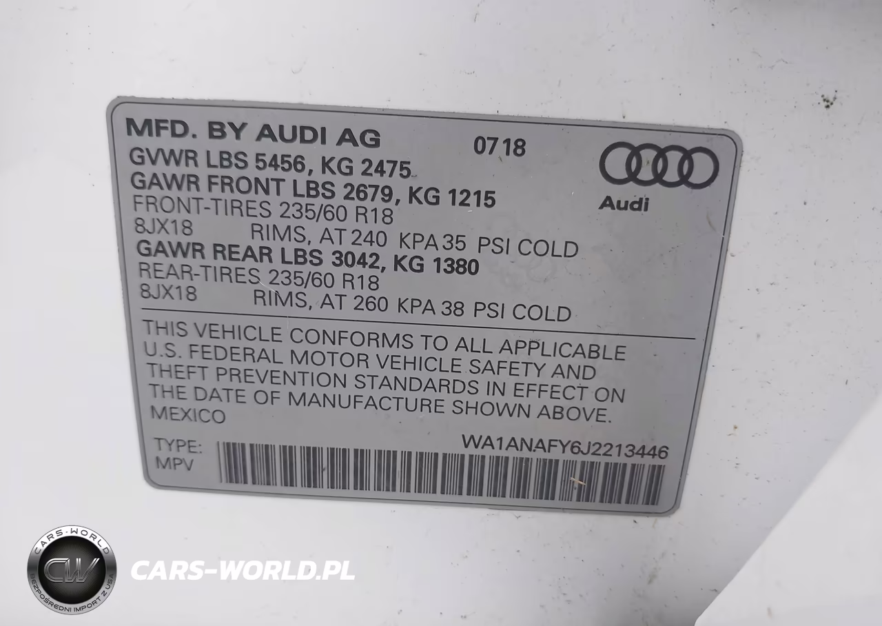 2018 Audi Q5 2.0T Premium-2.0T Tech Premium VIN:WA1ANAFY6J2213446 - 9