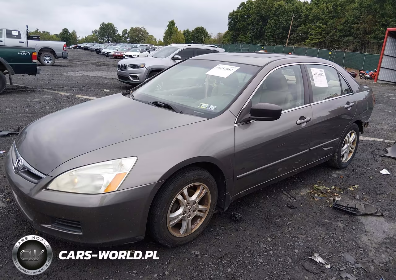 2007 Honda Accord 2.4 Ex VIN:1HGCM56847A060543 - 2