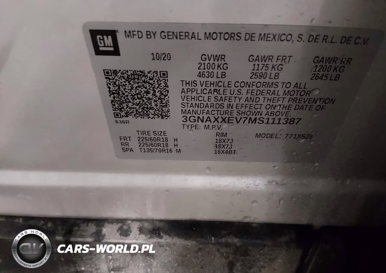 2021 Chevrolet Equinox Awd Premier VIN:3GNAXXEV7MS111387 - 9