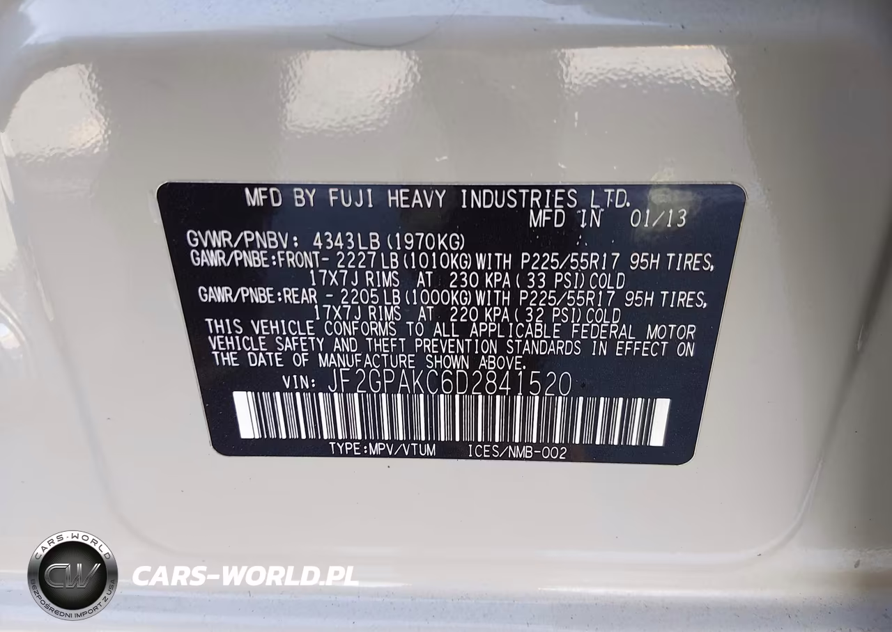 2013 Subaru Xv Crosstrek 2.0I Limited VIN:JF2GPAKC6D2841520 - 9