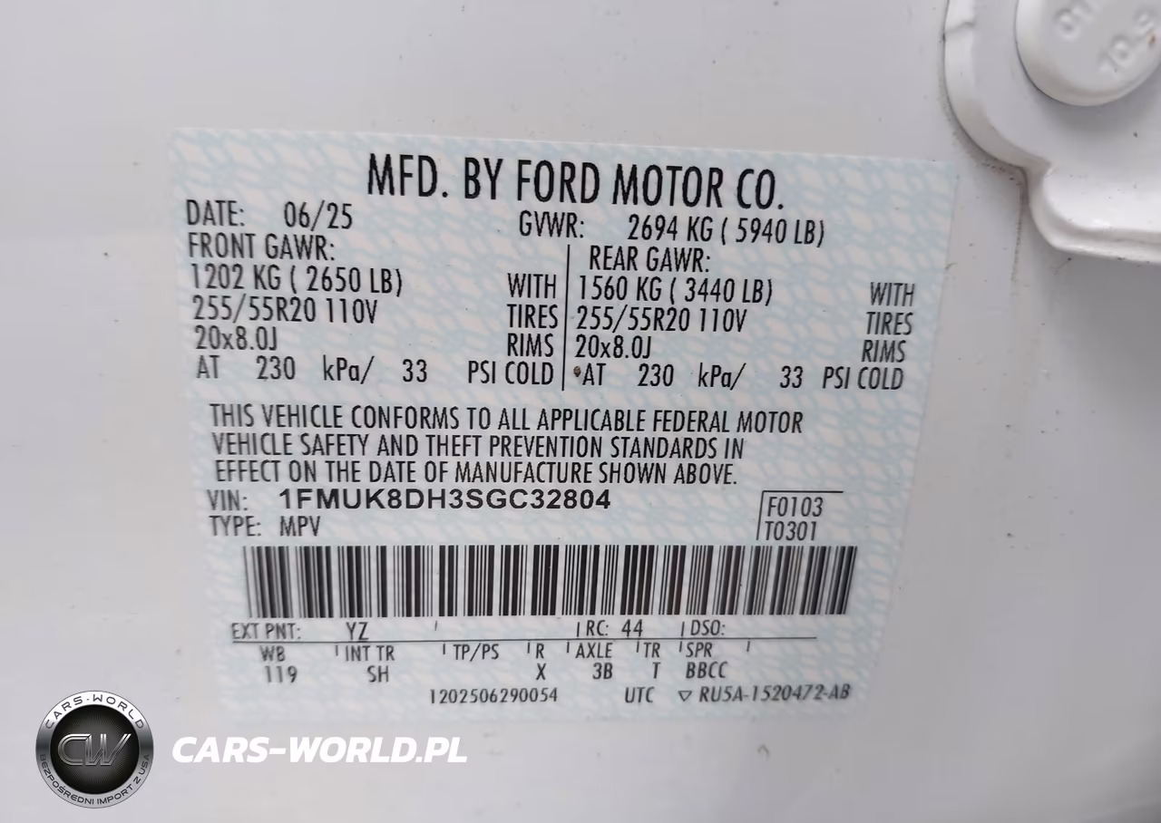 2025 Ford Explorer Active VIN:1FMUK8DH3SGC32804 - 9