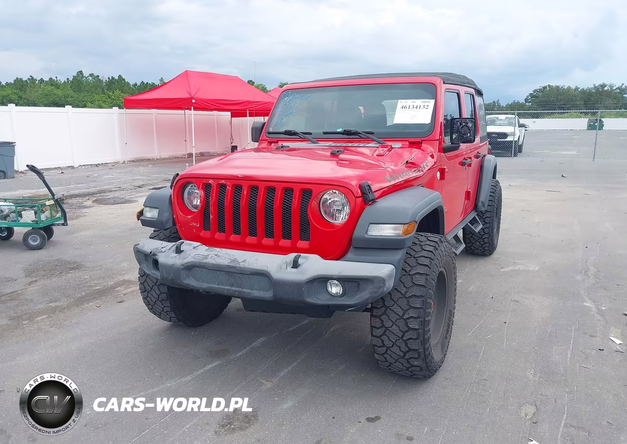 2018 Jeep Wrangler Unlimited Sport 4X4 VIN:1C4HJXDN1JW203735 - 2