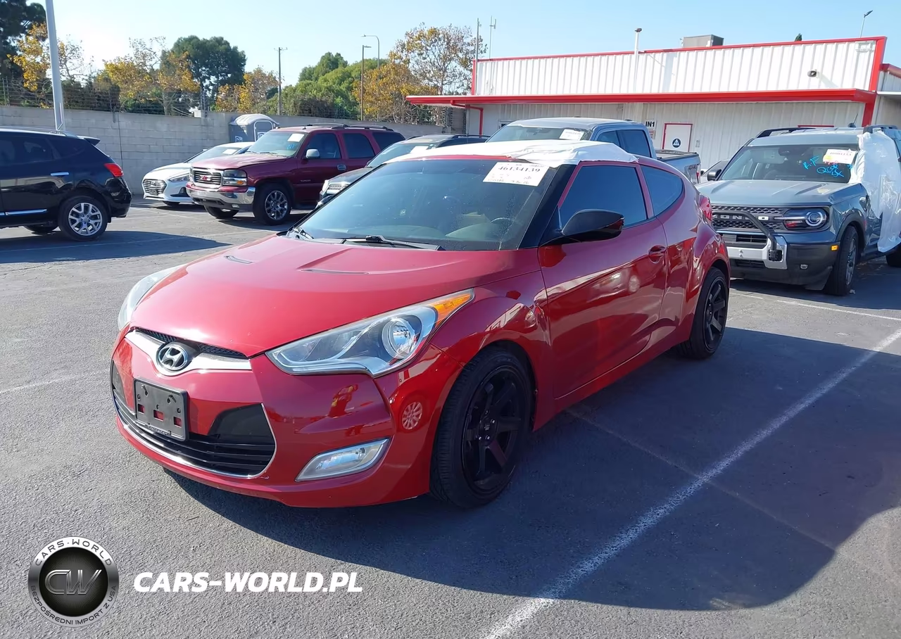 2013 Hyundai Veloster Base W-Gray VIN:KMHTC6AD7DU157284 - 2