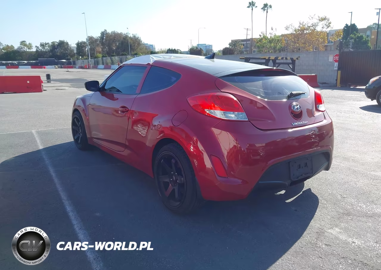 2013 Hyundai Veloster Base W-Gray VIN:KMHTC6AD7DU157284 - 3