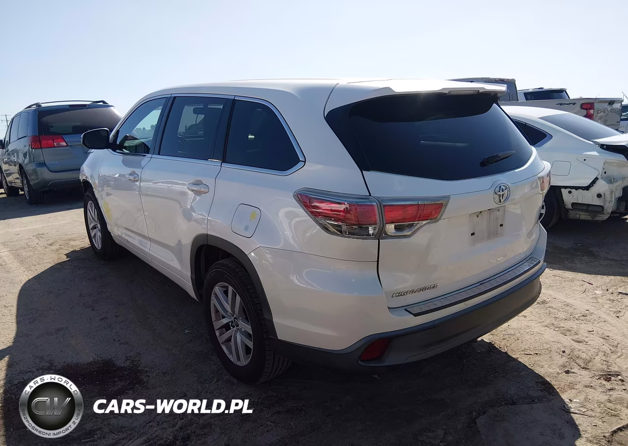 2016 Toyota Highlander Le V6 VIN:5TDZKRFH6GS160281 - 3