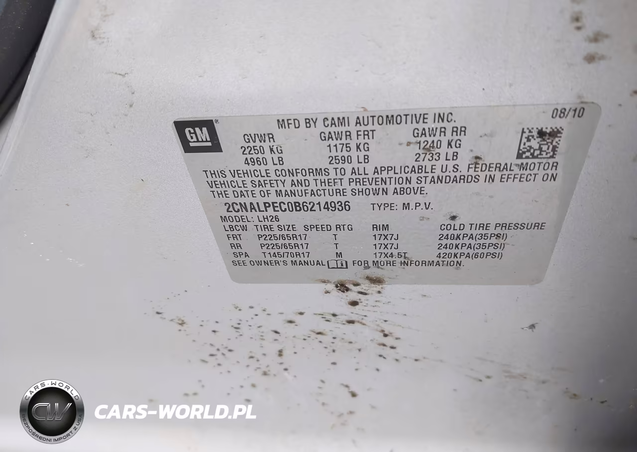 2011 Chevrolet Equinox 2Lt VIN:2CNALPEC0B6214936 - 9