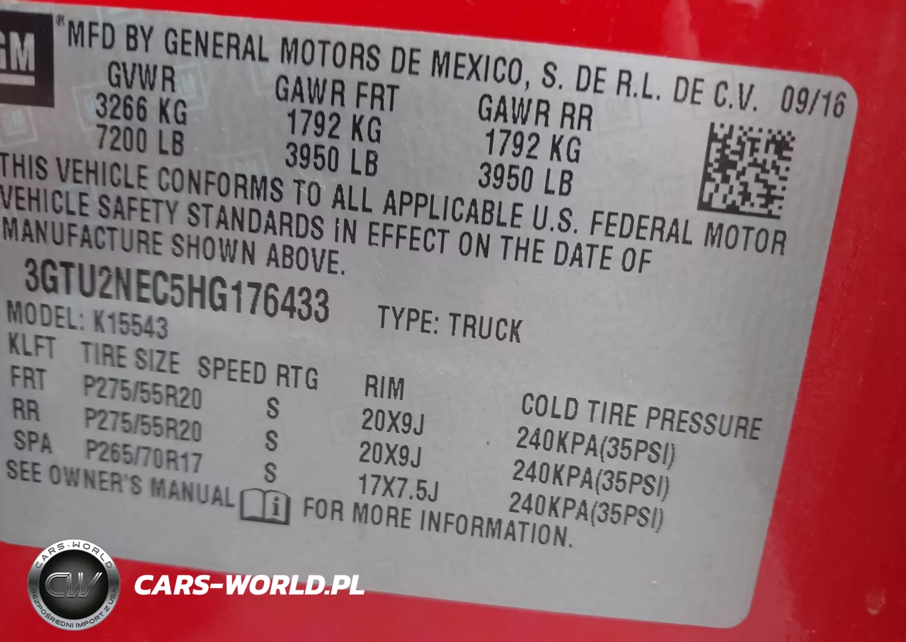 2017 GMC Sierra 1500 Slt VIN:3GTU2NEC5HG176433 - 9