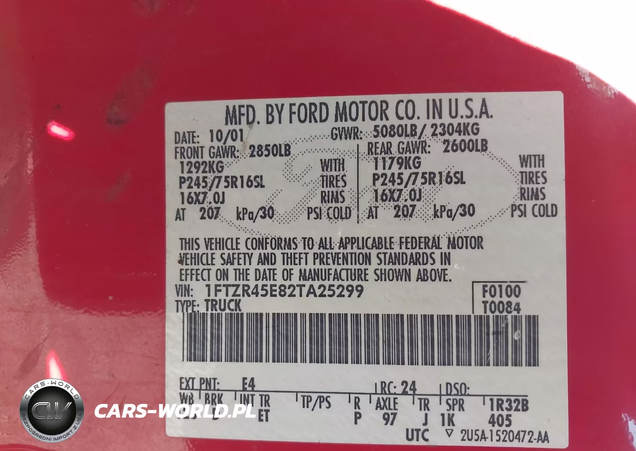 2002 Ford Ranger Edge-Xlt VIN:1FTZR45E82TA25299 - 9