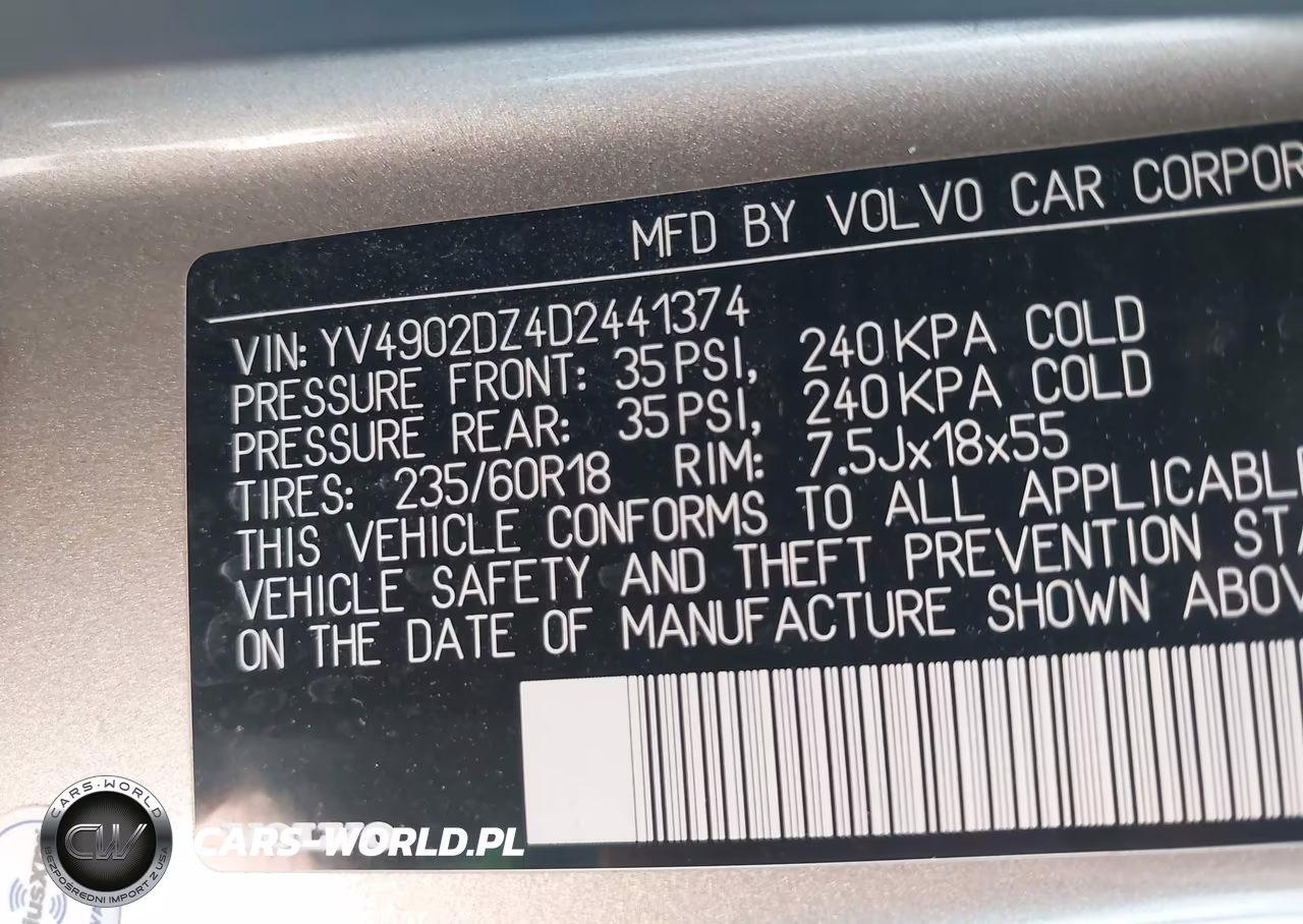 2013 Volvo Xc60 T6 VIN:YV4902DZ4D2441374 - 9