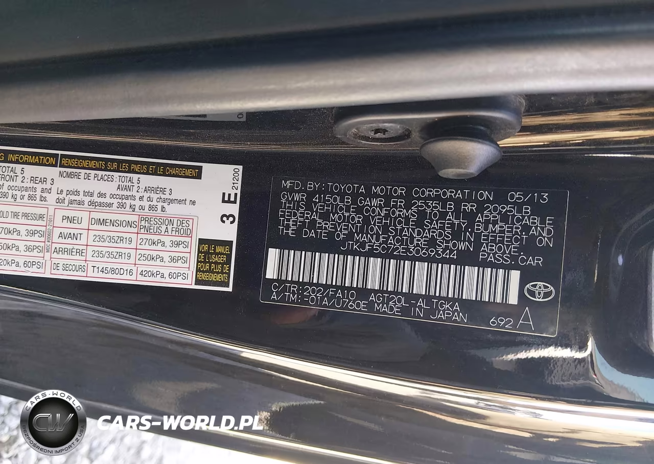 2014 Scion Tc VIN:JTKJF5C72E3069344 - 9