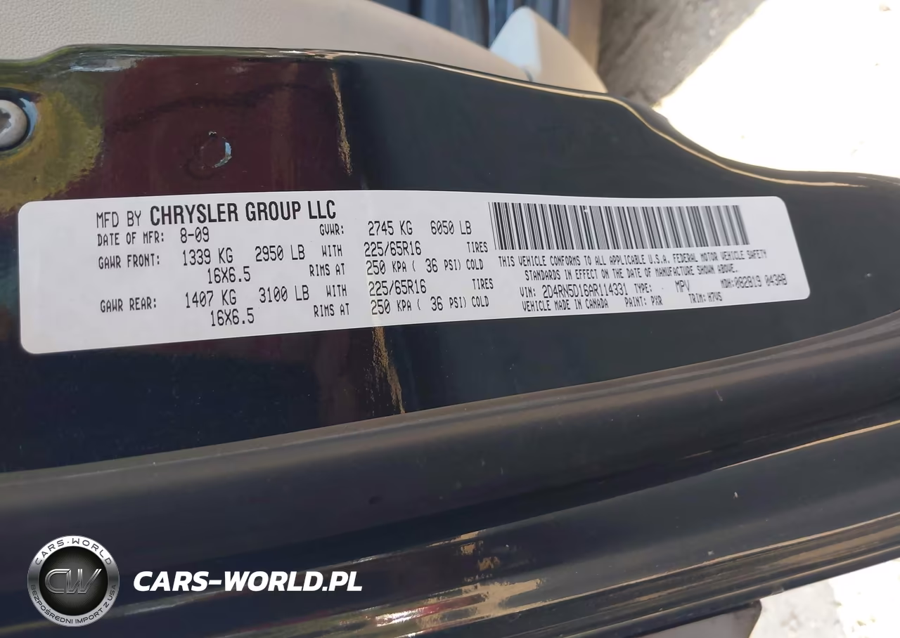 2010 Dodge Grand Caravan Sxt VIN:2D4RN5D16AR114331 - 9
