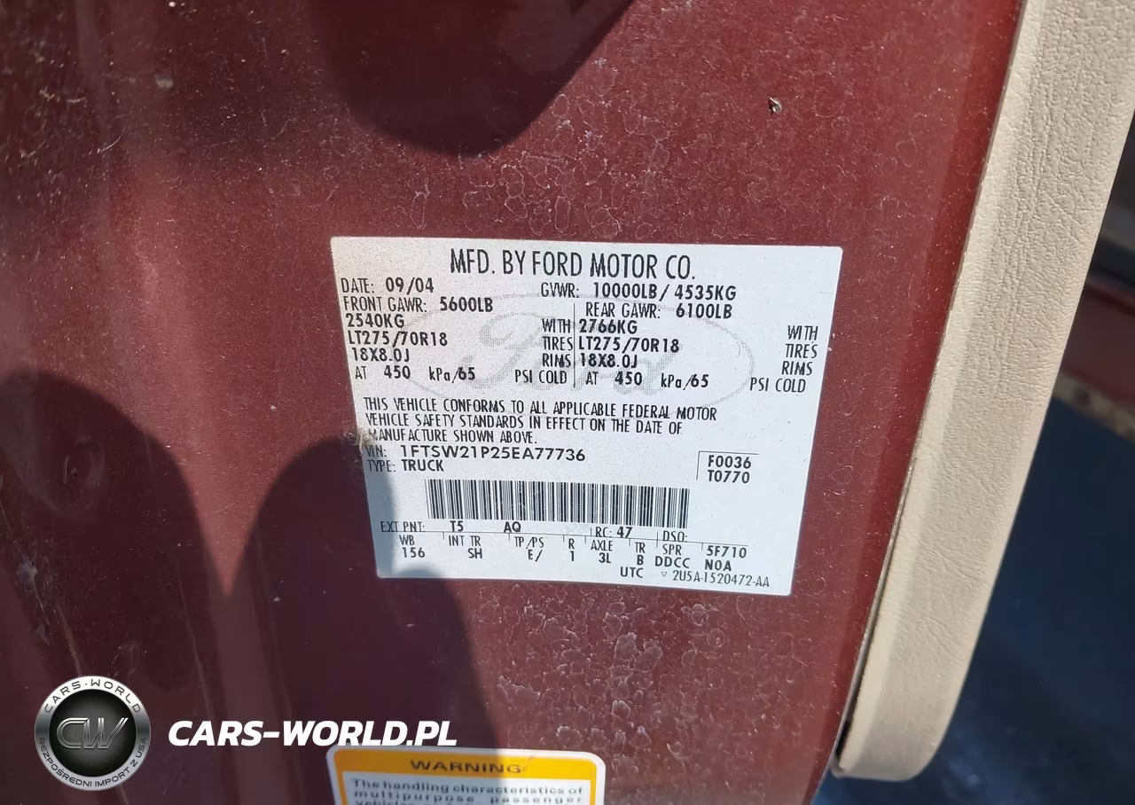 2005 Ford F-250 Lariat-Xl-Xlt VIN:1FTSW21P25EA77736 - 9
