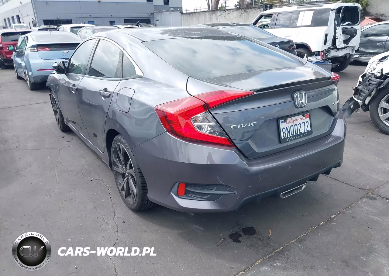 2020 Honda Civic Sport VIN:2HGFC2F84LH504806 - 3