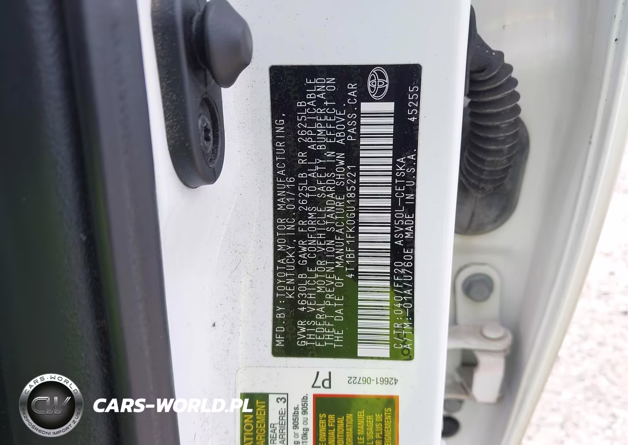 2016 Toyota Camry Se VIN:4T1BF1FK0GU185221 - 9