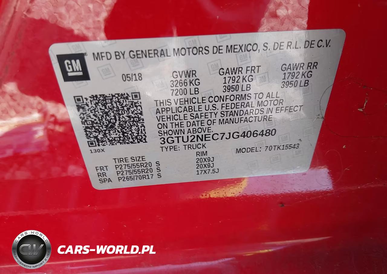 2018 GMC Sierra 1500 Slt VIN:3GTU2NEC7JG406480 - 9
