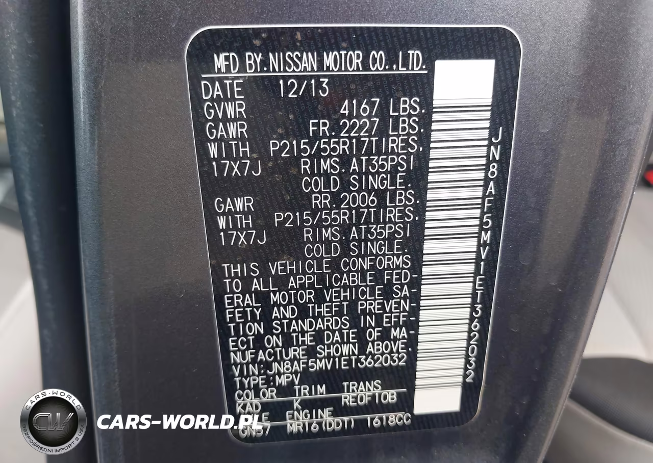 2014 Nissan Juke Sv VIN:JN8AF5MV1ET362032 - 9