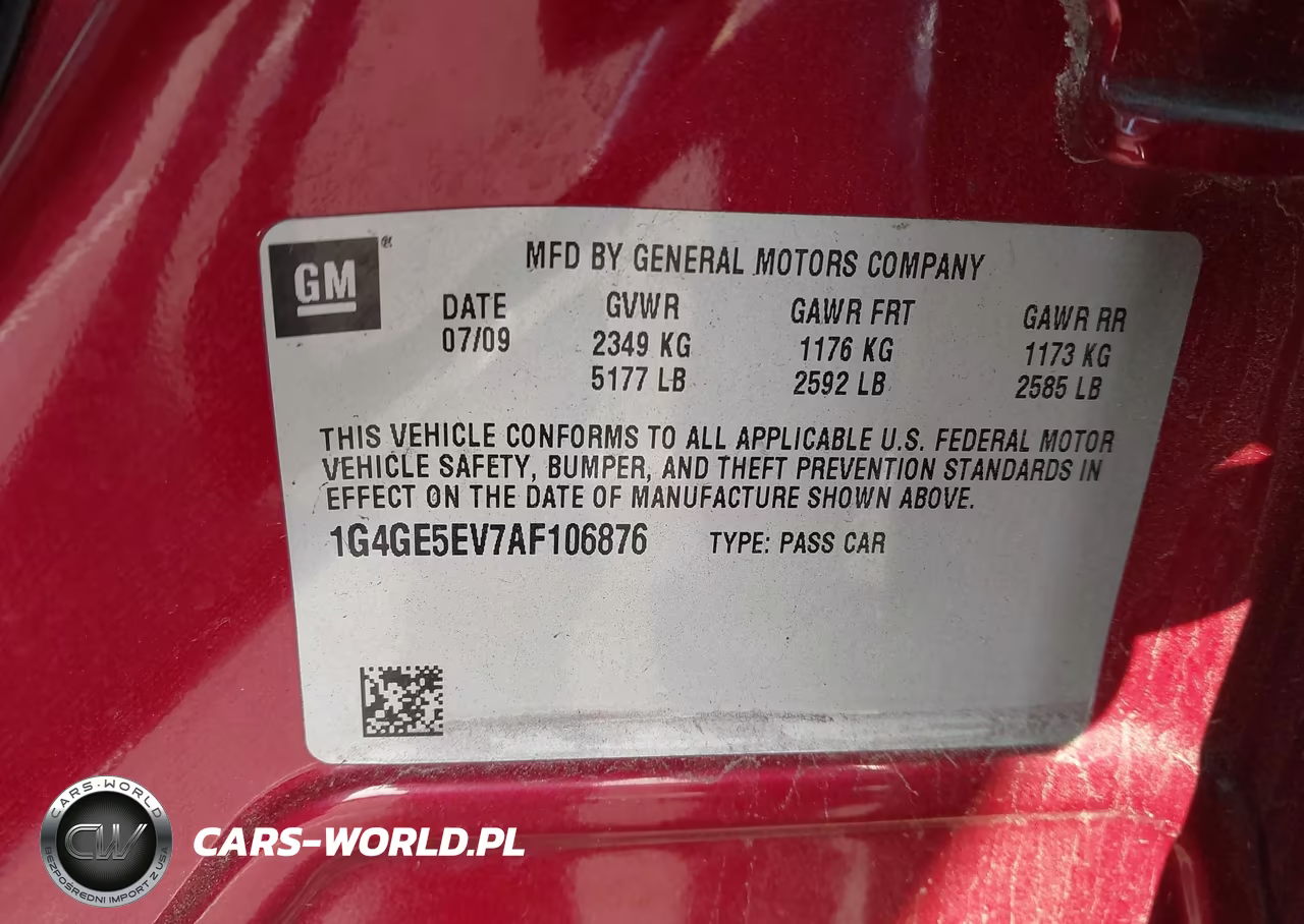 2010 Buick Lacrosse Cxs VIN:1G4GE5EV7AF106876 - 9