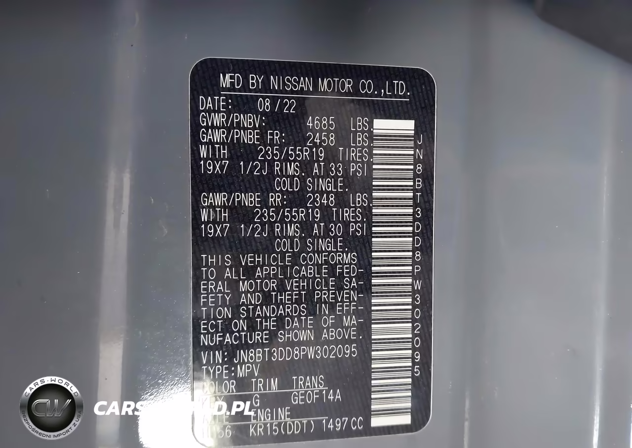 2023 Nissan Rogue Platinum Intelligent Awd VIN:JN8BT3DD8PW302095 - 9