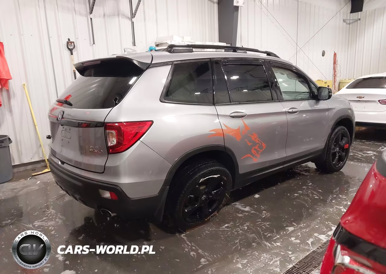 2021 Honda Passport Awd Elite VIN:5FNYF8H01MB040129 - 4