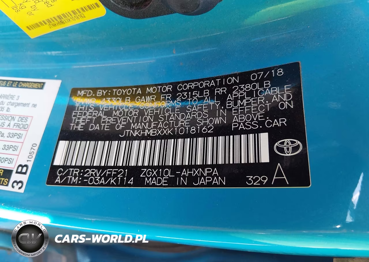 2019 Toyota C-Hr Xle VIN:JTNKHMBXXK1018162 - 9