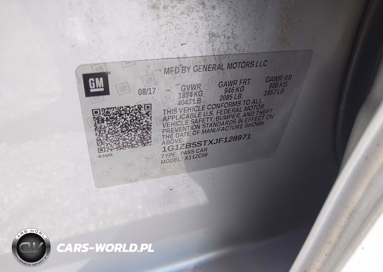 2018 Chevrolet Malibu 1Ls VIN:1G1ZB5STXJF128971 - 9