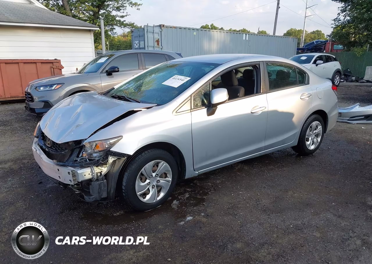 2013 Honda Civic Lx VIN:19XFB2F5XDE266819 - 2