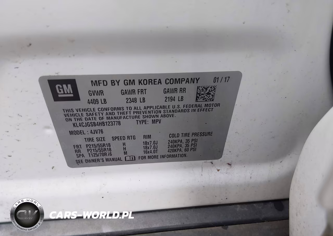 2017 Buick Encore Essence VIN:KL4CJGSB4HB123778 - 9