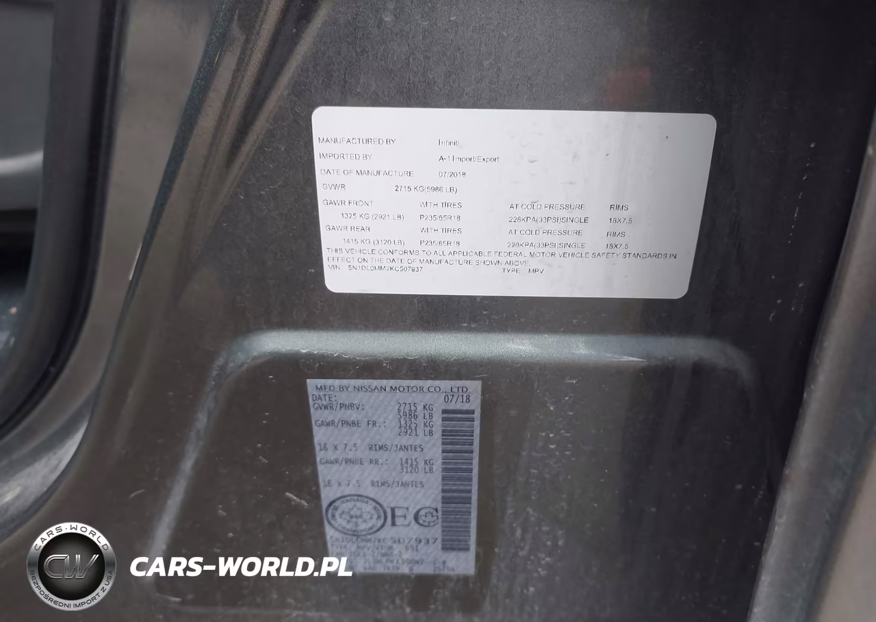 2019 Infiniti Qx60 Luxe-Pure VIN:5N1DL0MM2KC507937 - 9