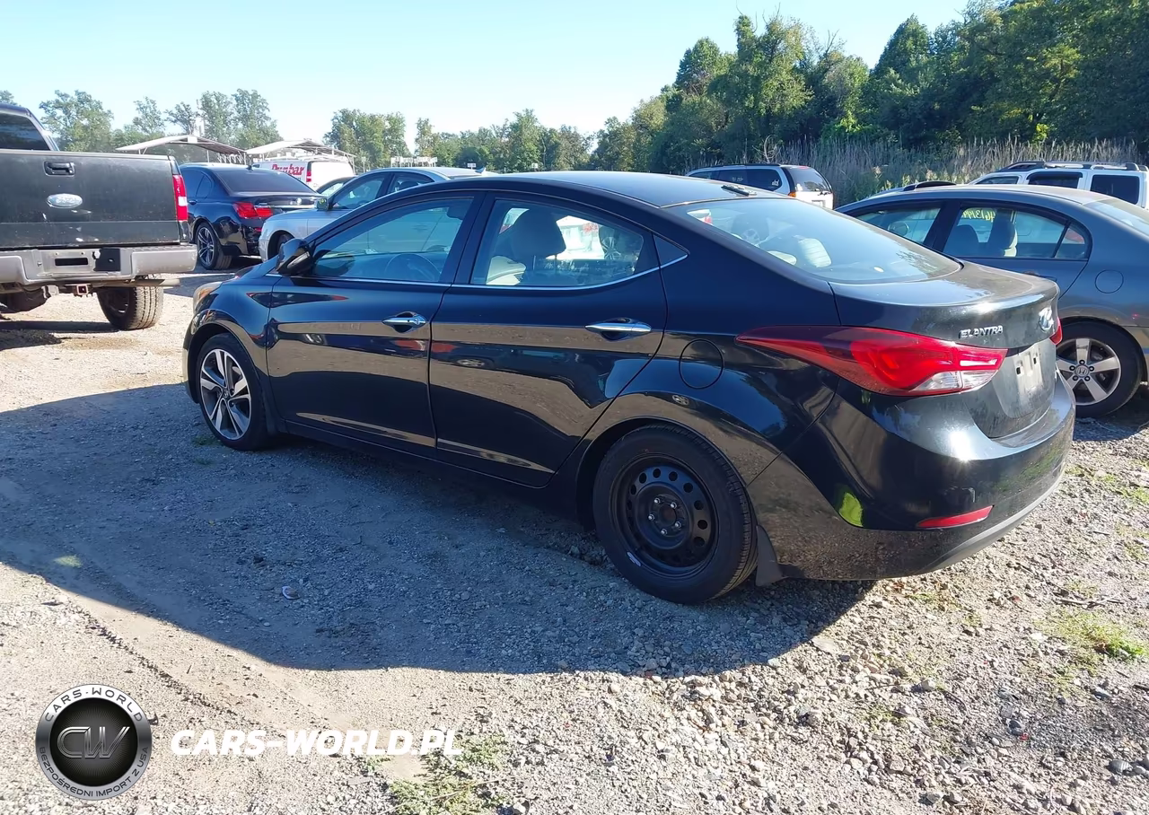 2014 Hyundai Elantra Limited VIN:5NPDH4AE0EH489263 - 3