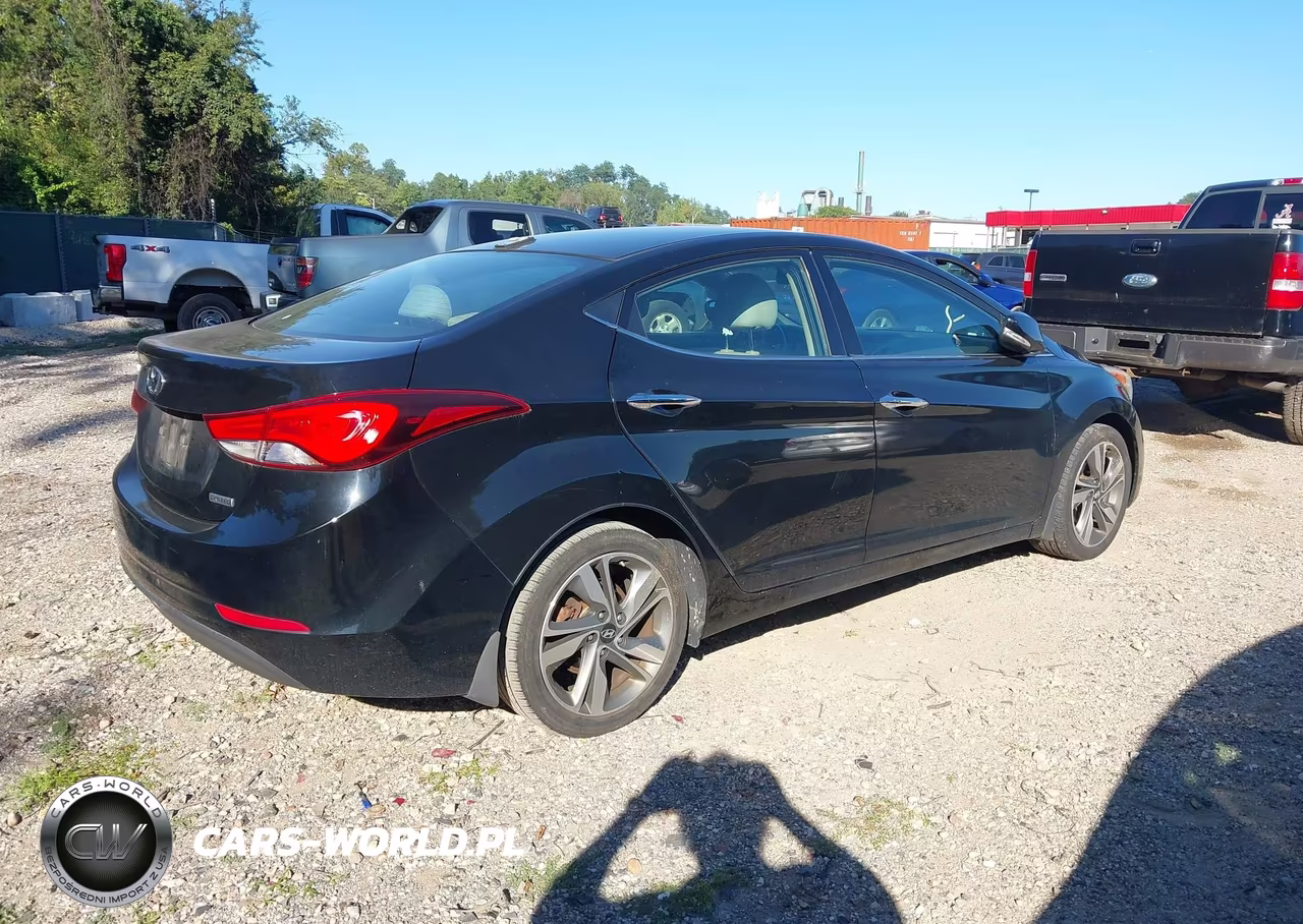 2014 Hyundai Elantra Limited VIN:5NPDH4AE0EH489263 - 4