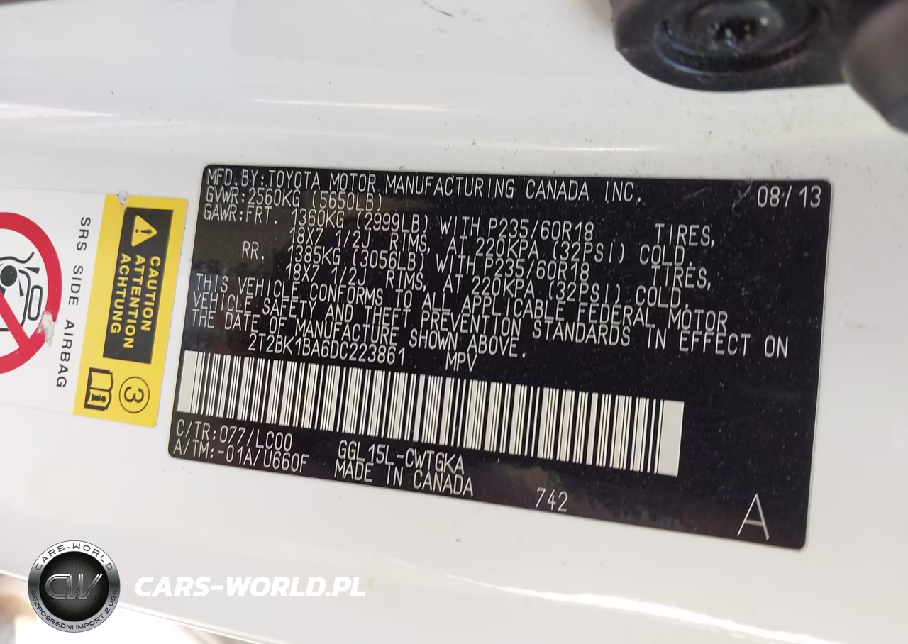 2013 Lexus Rx 350 VIN:2T2BK1BA6DC223861 - 9