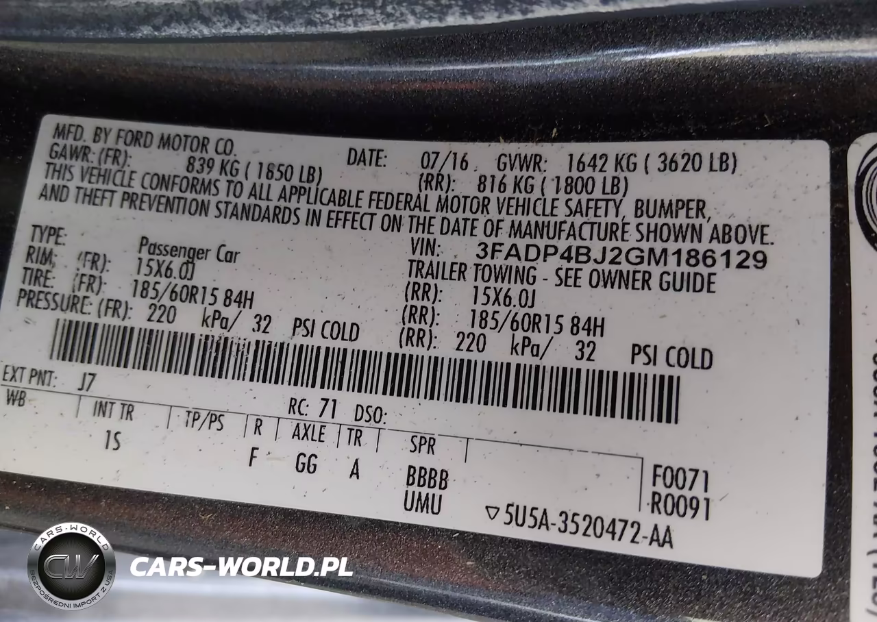 2016 Ford Fiesta Se VIN:3FADP4BJ2GM186129 - 9