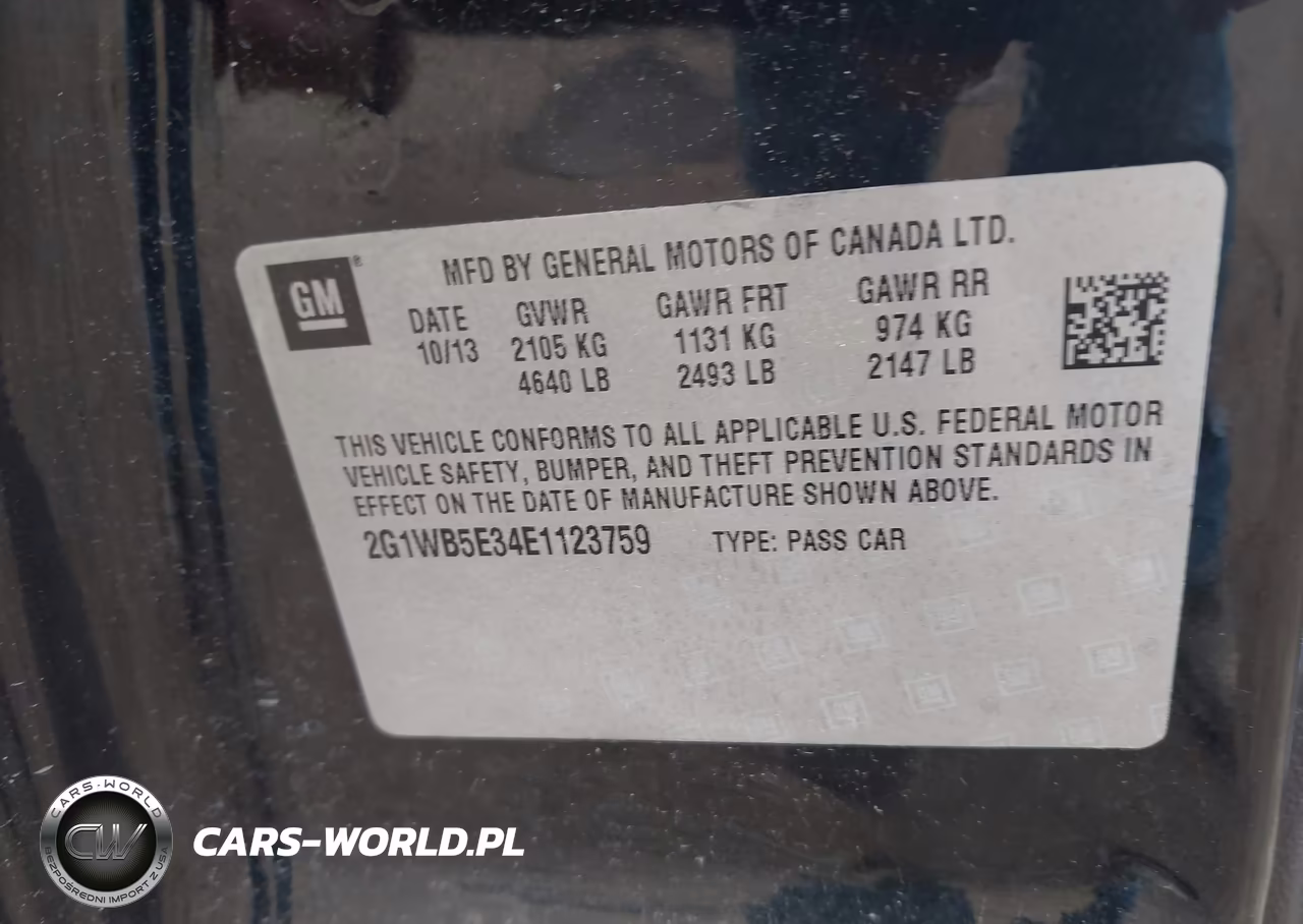 2014 Chevrolet Impala Limited Lt VIN:2G1WB5E34E1123759 - 9
