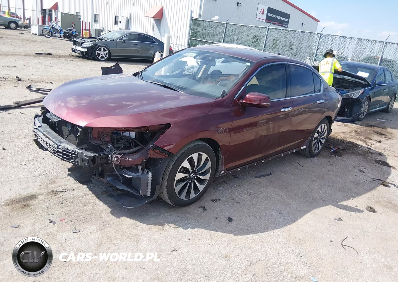 2017 Honda Accord Hybrid Touring VIN:JHMCR6F73HC004966 - 2