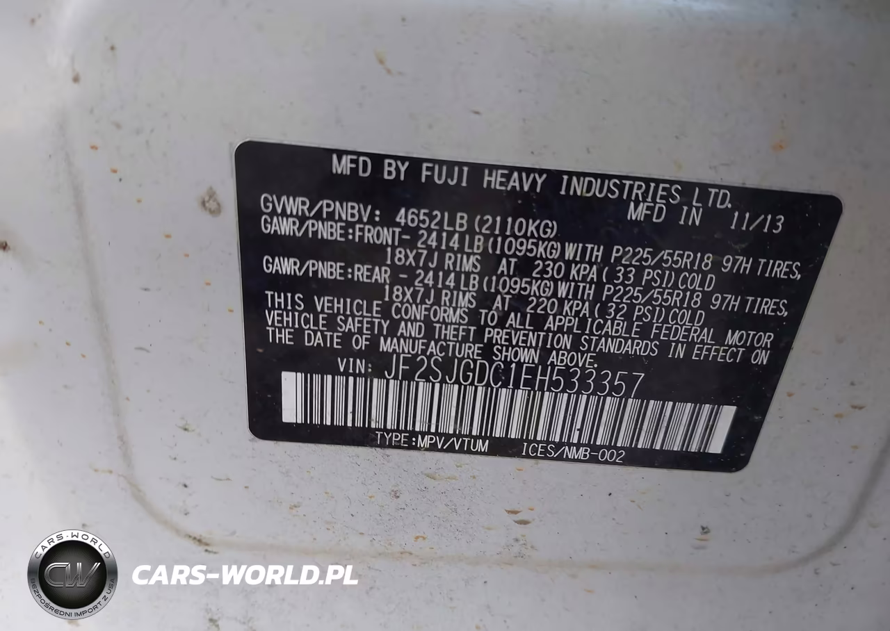 2014 Subaru Forester 2.0Xt Premium VIN:JF2SJGDC1EH533357 - 9