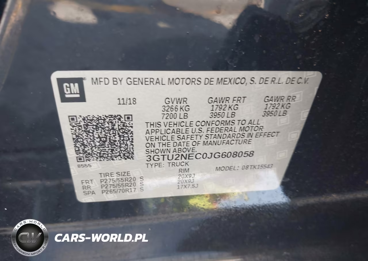 2018 GMC Sierra 1500 Slt VIN:3GTU2NEC0JG608058 - 9