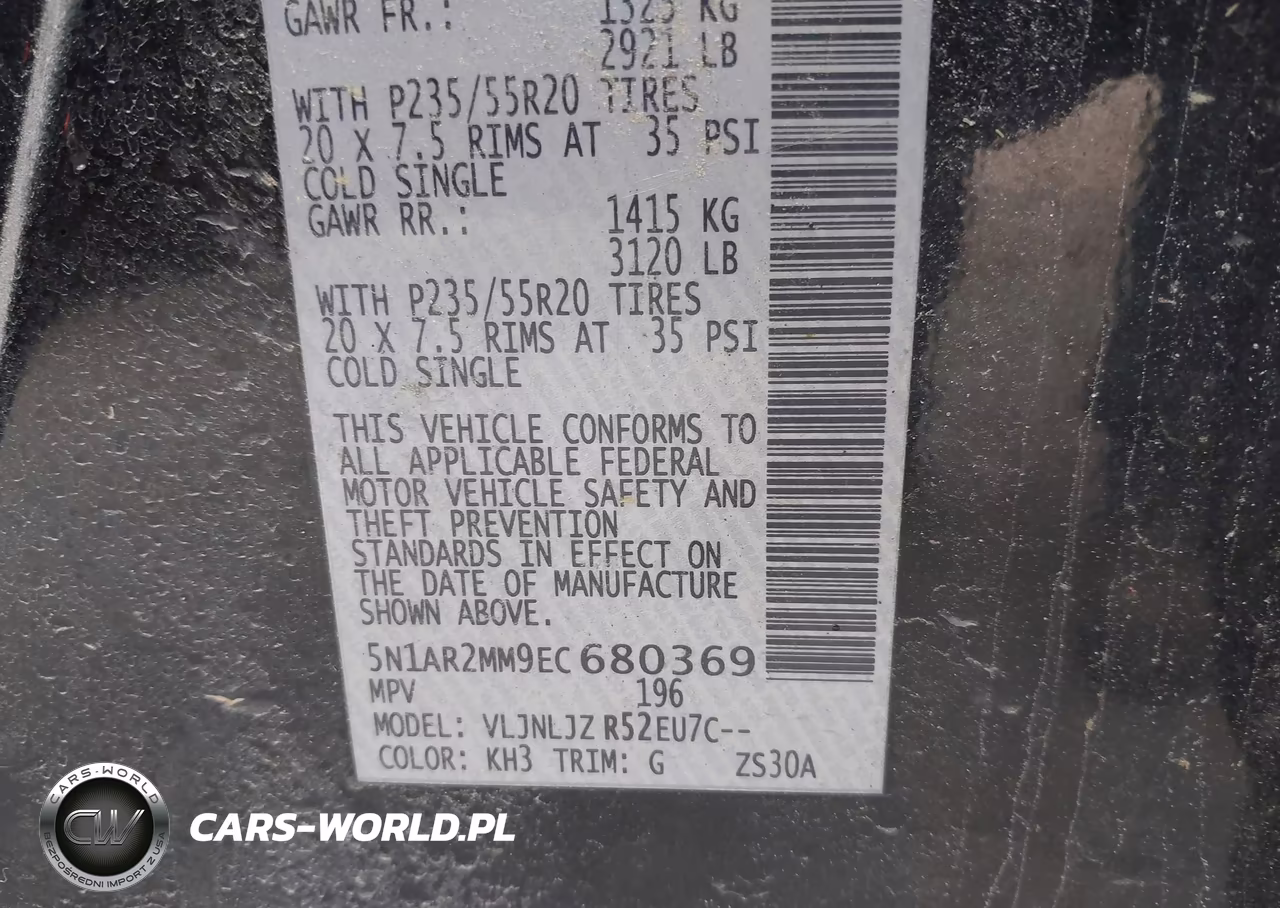 2014 Nissan Pathfinder Platinum VIN:5N1AR2MM9EC680369 - 9