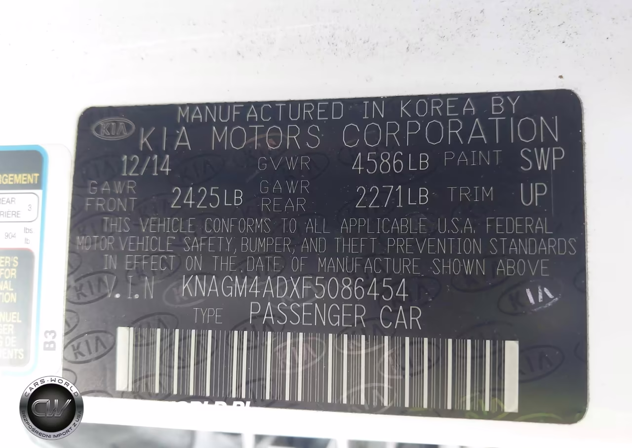 2015 Kia Optima Hybrid VIN:KNAGM4ADXF5086454 - 9