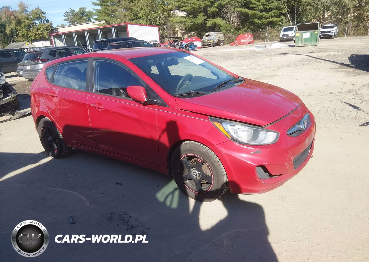2013 Hyundai Accent Gs VIN:KMHCT5AE6DU105423 - 1
