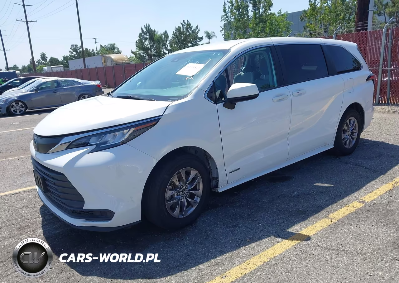 2021 Toyota Sienna Le VIN:5TDKRKEC7MS004496 - 2
